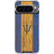 Barbados Flag Dark Wood Google Pixel 10 Pro XL Clear Case